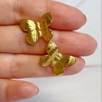 Vintage Style Butterfly Stud Earring