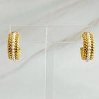 My Lady Pearl Chunky Hoop