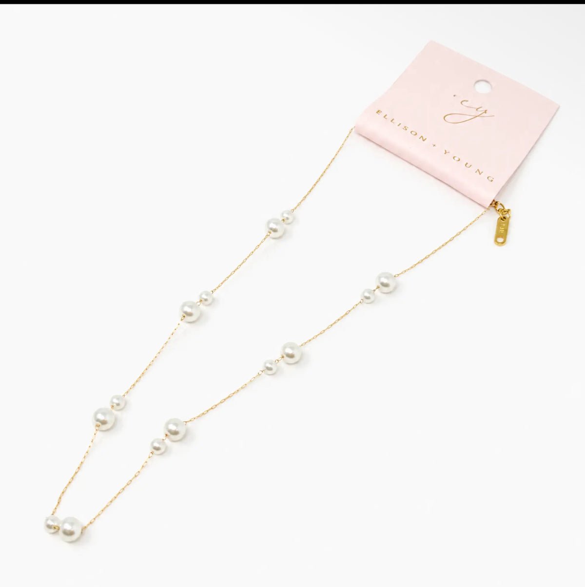 Lovely Lady Dainty Pearl Necklace