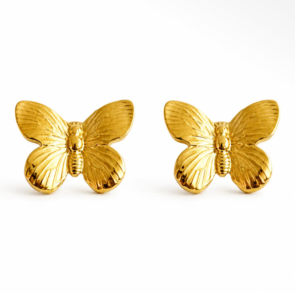 Vintage Style Butterfly Stud Earring