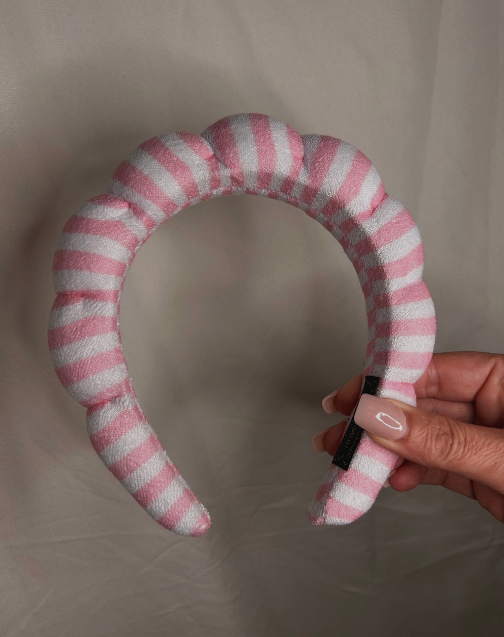 Striped Skincare Headband