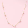 Lovely Lady Dainty Pearl Necklace
